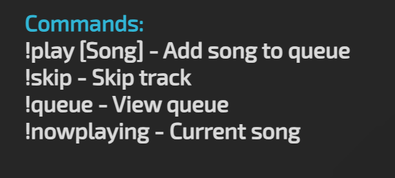 Command Info Preview